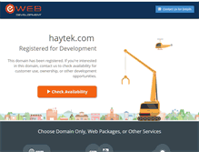 Tablet Screenshot of haytek.com